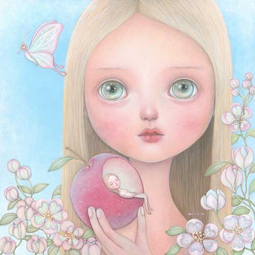 Apple Me Painting by aica, Art Artist aica