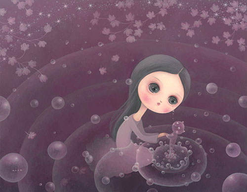 Sun Child Painting by aica, Art Artist aica